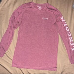 Women's Lincoln's Outfitters Bundle Pink Long Sleeve Tee and Camo Hat